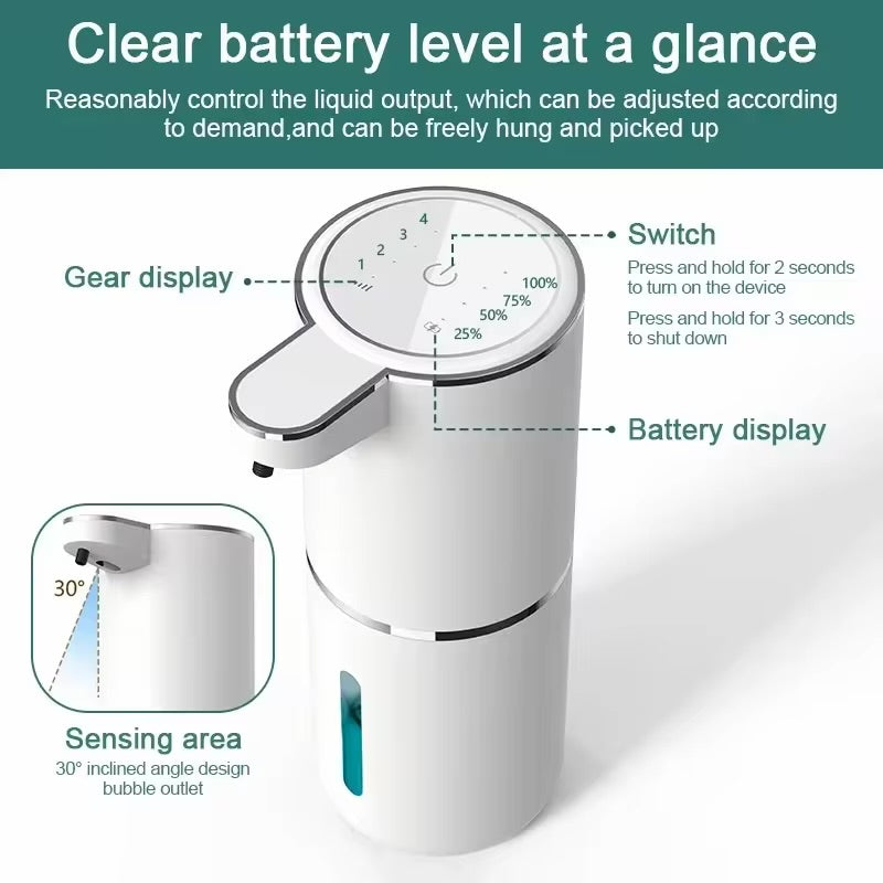 Induction Hand Sanitizer, Automatic Liquid Soap Dispenser