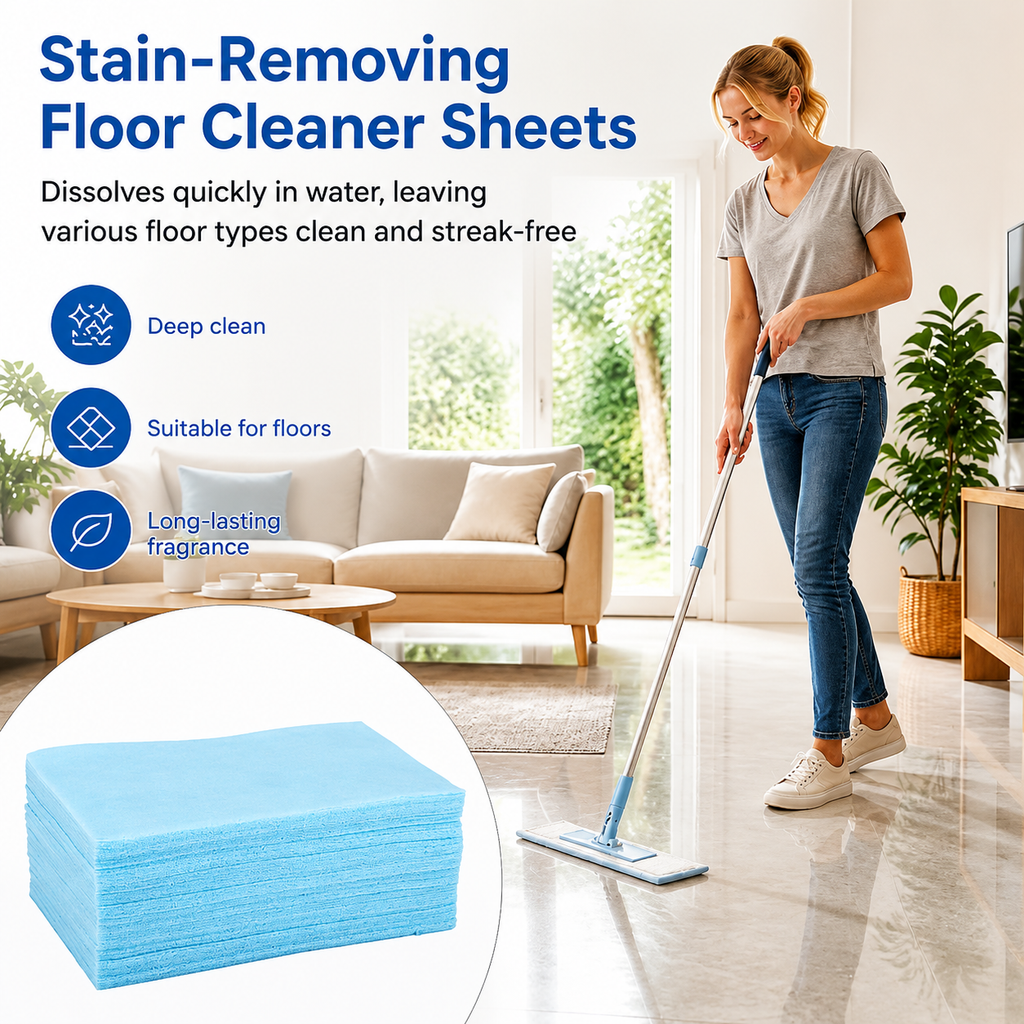 Multi-Surface Floor Clean Sheet with Fresh Scent (60P)