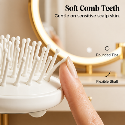 Electric Spray air Cushion Massage Comb, 3-in-1 Electric Mist Spray Hair Brush
