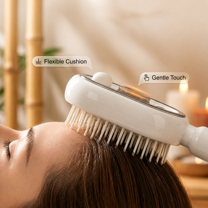 Electric Spray air Cushion Massage Comb, 3-in-1 Electric Mist Spray Hair Brush