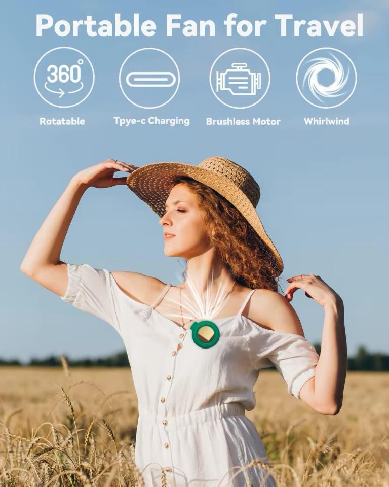 Portable  Fan USB Charging Fan Waist Clip
