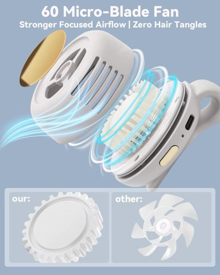 Portable  Fan USB Charging Fan Waist Clip