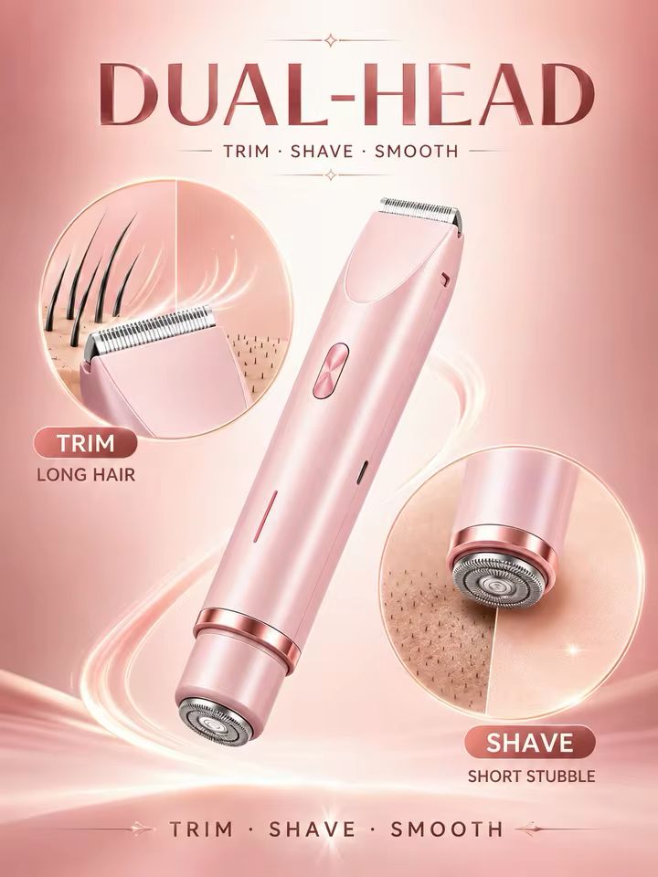 Double Head Electric Hair Remover Shaver