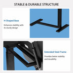 Overbed Bedside Flip Lap Desk with Wheels and Tilt Top Adjustable Height Home Use Bed Table Mobile Standing Desk For Bedroom