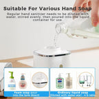Induction Hand Sanitizer, Automatic Liquid Soap Dispenser, Foam Hand Washing Machine, 400ml Liquid Rechargeable Bathroom Hand Sa